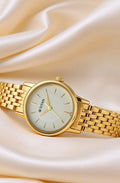 Titan Quartz Analog Watch For Women With White Dial – NT2593YM02